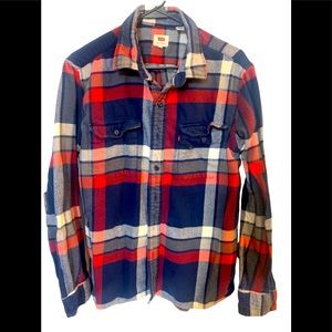 Levi’s plaid button down